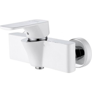 Смеситель для душа D&K Berlin-Steinbeis с душем, белый/хром (DA1433116)