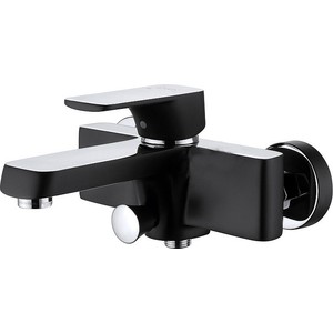 Смеситель для ванны D&K Berlin-Technische с душем, хром/черный (DA1433215)