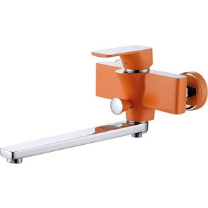 Смеситель для ванны D&K Berlin-Kunste с душем, оранжевый/хром (DA1433313)