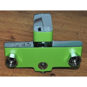 Смеситель для ванны D&K Berlin-Humboldt с душем, зеленый/хром (DA1433212)