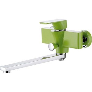 Смеситель для ванны D&K Berlin-Humboldt с душем, зеленый/хром (DA1433312)