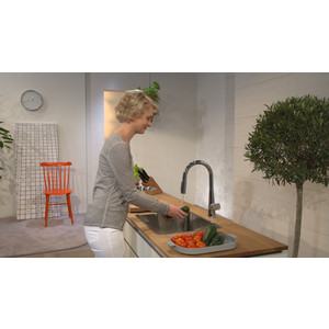 Смеситель для кухни Hansgrohe Talis с выдвижным изливом, хром (72813000)