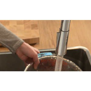 Смеситель для кухни Hansgrohe Talis с выдвижным изливом, хром (72813000)