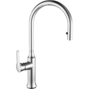 Смеситель для кухни Ravak KM 017.00 высокий с выдвижным изливом (X070078)