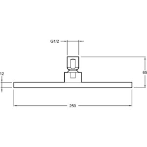 Верхний душ Jacob Delafon Katalyst (E13696-CP)