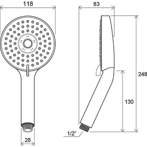Душевой набор Ravak (X07S006)