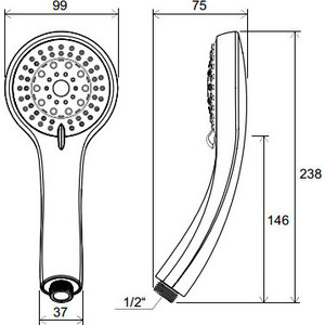 Ручной душ Ravak (X07P008)