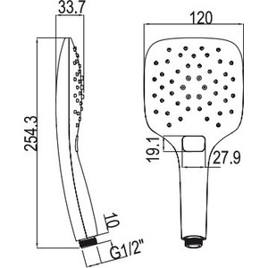 Ручной душ Ravak Air (X07P349)