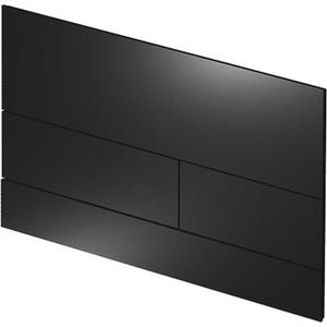 Панель смыва TECE Square II металлическая, чёрная матовая (9240833)