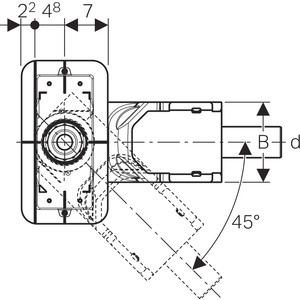 Душевой лоток Geberit CleanLine к дренажным каналам, для стяжки пола 65-90 мм (154.152.00.1)