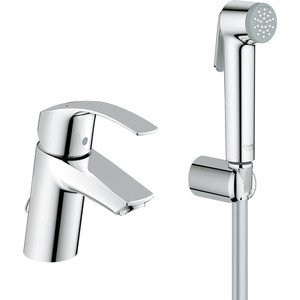 Смеситель для раковины Grohe Eurosmart с гигиеническим душем, хром (23124002)