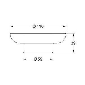 Запасная мыльница Grohe Essentials (26268LV0) 40368001