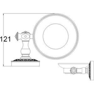 Мыльница ZorG Antic бронза (AZR 06 BR)