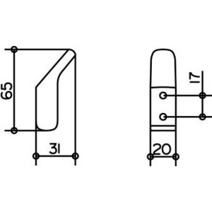 Крючок Keuco Collection Moll хром (12715010000)