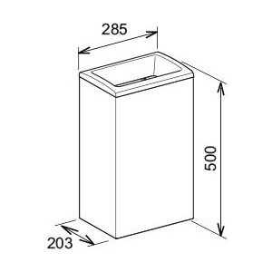 Ведро для мусора Keuco Collection Moll (12788010000)