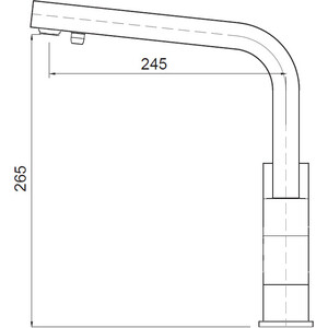 Смеситель для кухни Kaiser Sonat под фильтр, хром (34044)