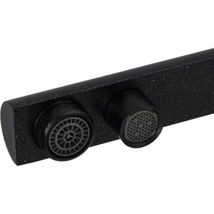 Смеситель для кухни Kaiser Decor с подключением к фильтру, черный Marble (40144-2)