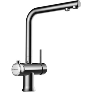 Смеситель для кухни Omoikiri Hotaru CH-WH хром/белый (4994051)