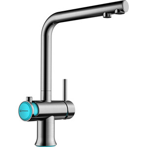 Смеситель для кухни Omoikiri Hotaru B вороненая сталь/синий (4994029)