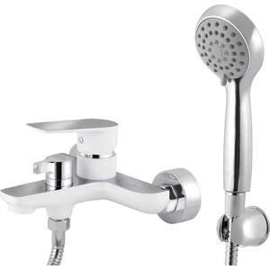 Смеситель для ванны Kaiser Atrio белый/хром с душем, хром (60022)