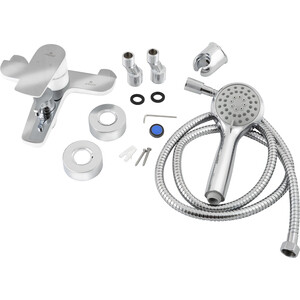 Смеситель для ванны Kaiser Atrio белый/хром с душем, хром (60022)