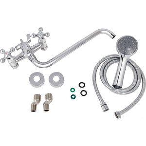 Смеситель для ванны Kaiser Carlson Lux с душем, хром (11155)