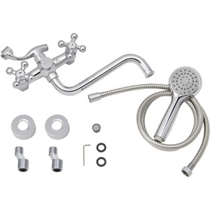 Смеситель для ванны Kaiser Carlson Lux с душем, хром (11255)