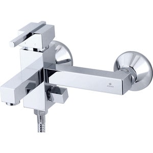 Смеситель для ванны Kaiser Quadris короткий излив без душа, хром (25022)