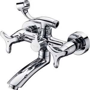 Смеситель для ванны Kaiser Trio поворотный излив, хром (57122)