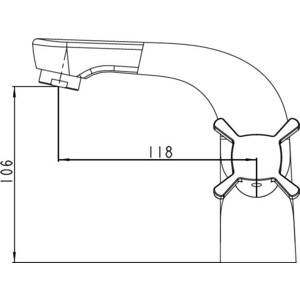 Набор смесителей Kaiser Cuatro для раковины, ванны, с ручным душем, хром
