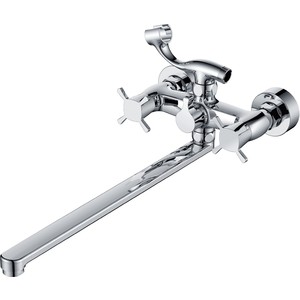 Смеситель для ванны Kaiser Cuatro универсальный с душем, хром (58055)