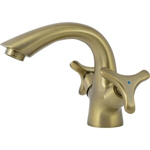 Смеситель для раковины Kaiser Trio Bronze бронза (57011-1)