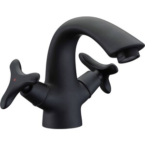 Смеситель для раковины Kaiser Trio черный (57011-2)