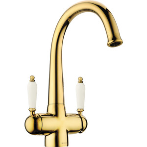 Смеситель для кухни Omoikiri Okinawa 2-G золото (4994253)