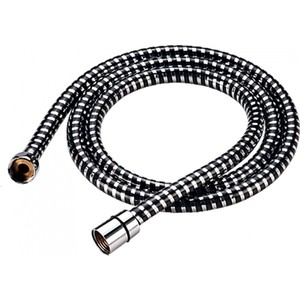 Душевой шланг Milardo 200 см, ПВХ, хром/черный (230P200M19)