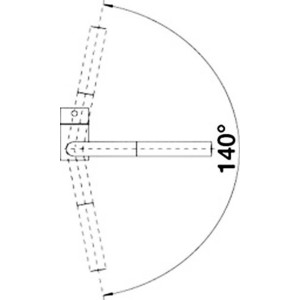 Смеситель для кухни Blanco Linus-S Silgranit выдвижной излив, серый беж (517621)