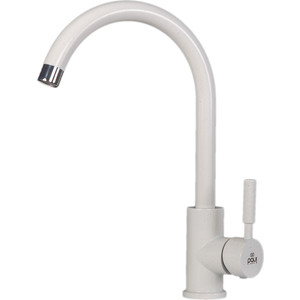 Смеситель для кухни Paulmark Holstein белый (Ho212063-331)