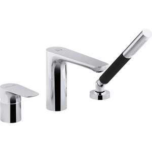 Смеситель на борт ванны Jacob Delafon Aleo на 3 отверстия, хром (E72292-CP)