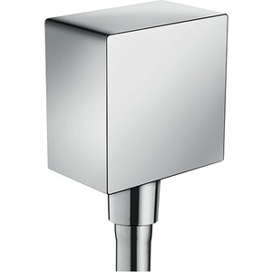 Шланговое подключение Hansgrohe FixFit Wall Square хром (26455000)
