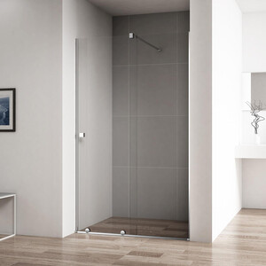 Душевая дверь Cezares Stream BF-1 120 прозрачная, хром (STREAM-BF-1-120-C-Cr)