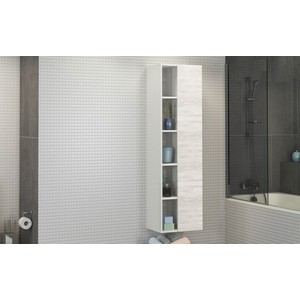 Пенал Comforty Прага 45 дуб белый (00004136272)