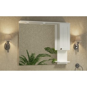 Зеркало-шкаф Comforty Севилья 100 слоновая кость (00003132628)