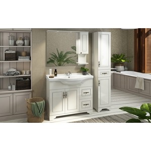 Зеркало-шкаф Comforty Севилья 100 слоновая кость (00003132628)