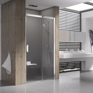 Душевая дверь Ravak Matrix MSD2 100 прозрачная, хром, правая (0WPA0C00Z1)