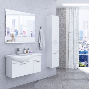 Зеркало с полкой Акватон Инди 80 (1A188502ND010)