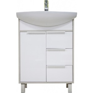 Тумба под раковину Акватон Рико 65 белый/ясень фабрик (1A213301RIB90)