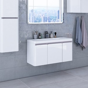 Тумба под раковину Акватон Шерилл 85 белая (1A208801SH010)