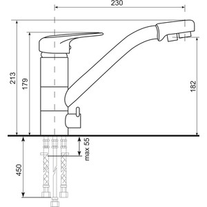 Кухонная мойка и смеситель Ulgran U-406 серый (U-406-310, U-010-310)