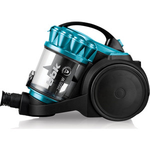 Пылесос с контейнером BBK BV1505 черный/изумрудный