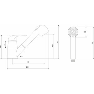 Смеситель для кухни Славен Дача хром (СЛ-ОД-В23)